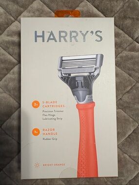 Harry's Men’s Razor with Bright Orange Handle